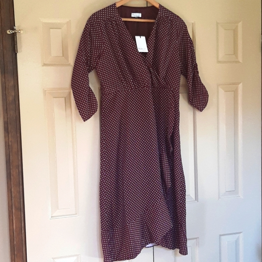 NWT Mulberry Dot Pattern Dress - Picture 1 of 10